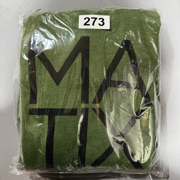 Matix Hooded Sweatshirt Green Mens Size S - Picture 7 of 8